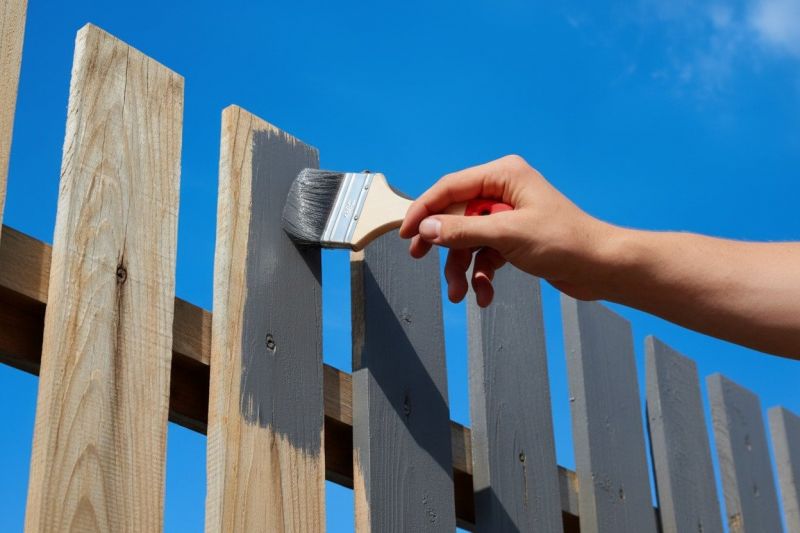 Residential Fence Painting