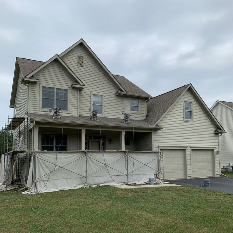 Residential Siding Painting