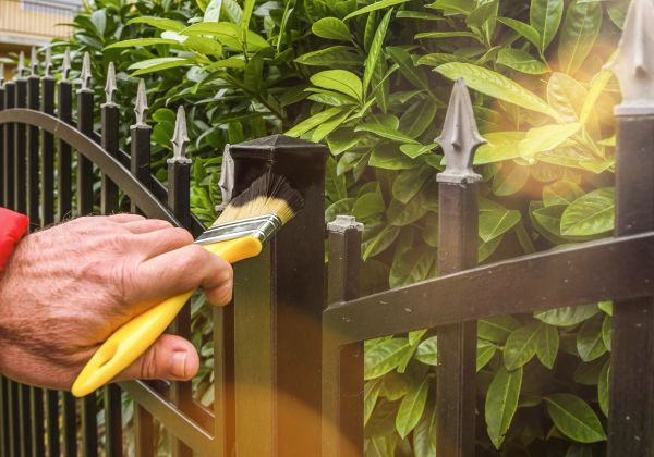 Galvanized Fence Painting Service